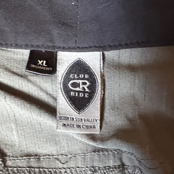 Club Ride Apparel Black and Gray Women's Athletic Shorts - Picture 2 of 4